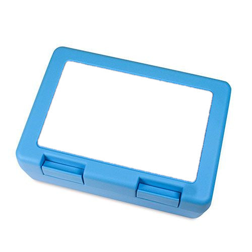 Boite à gouter personnalisée (couleur bleu turquoise)