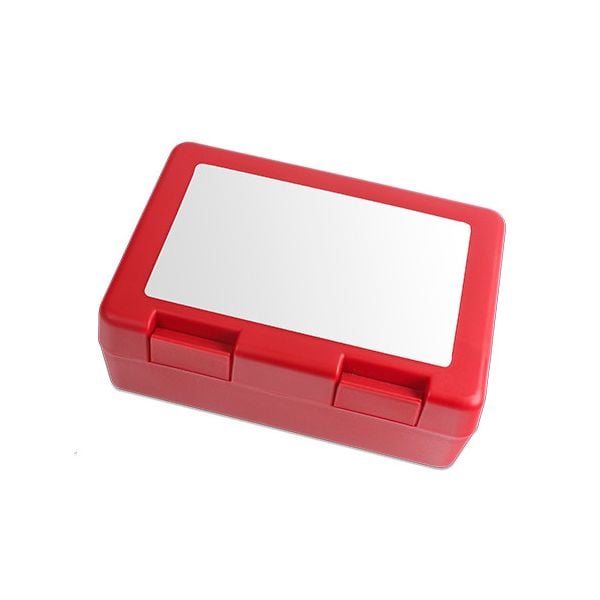 Boite à gouter personnalisée (couleur rouge)