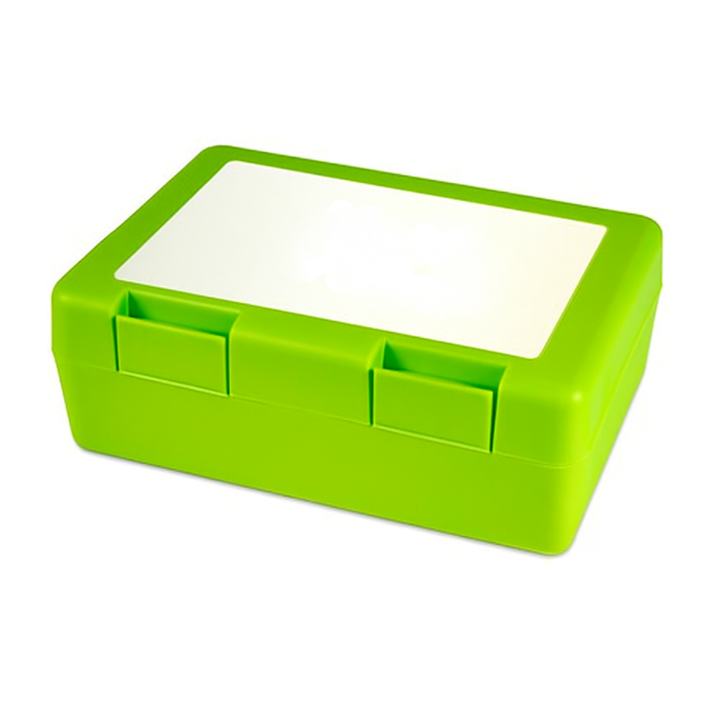 Boite à gouter personnalisée (couleur verte)