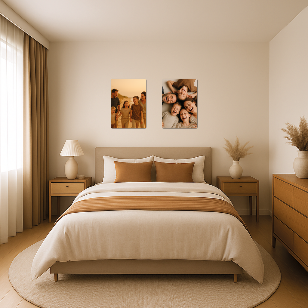Votre photo sur panneau aluminium brillant - Format "A3"