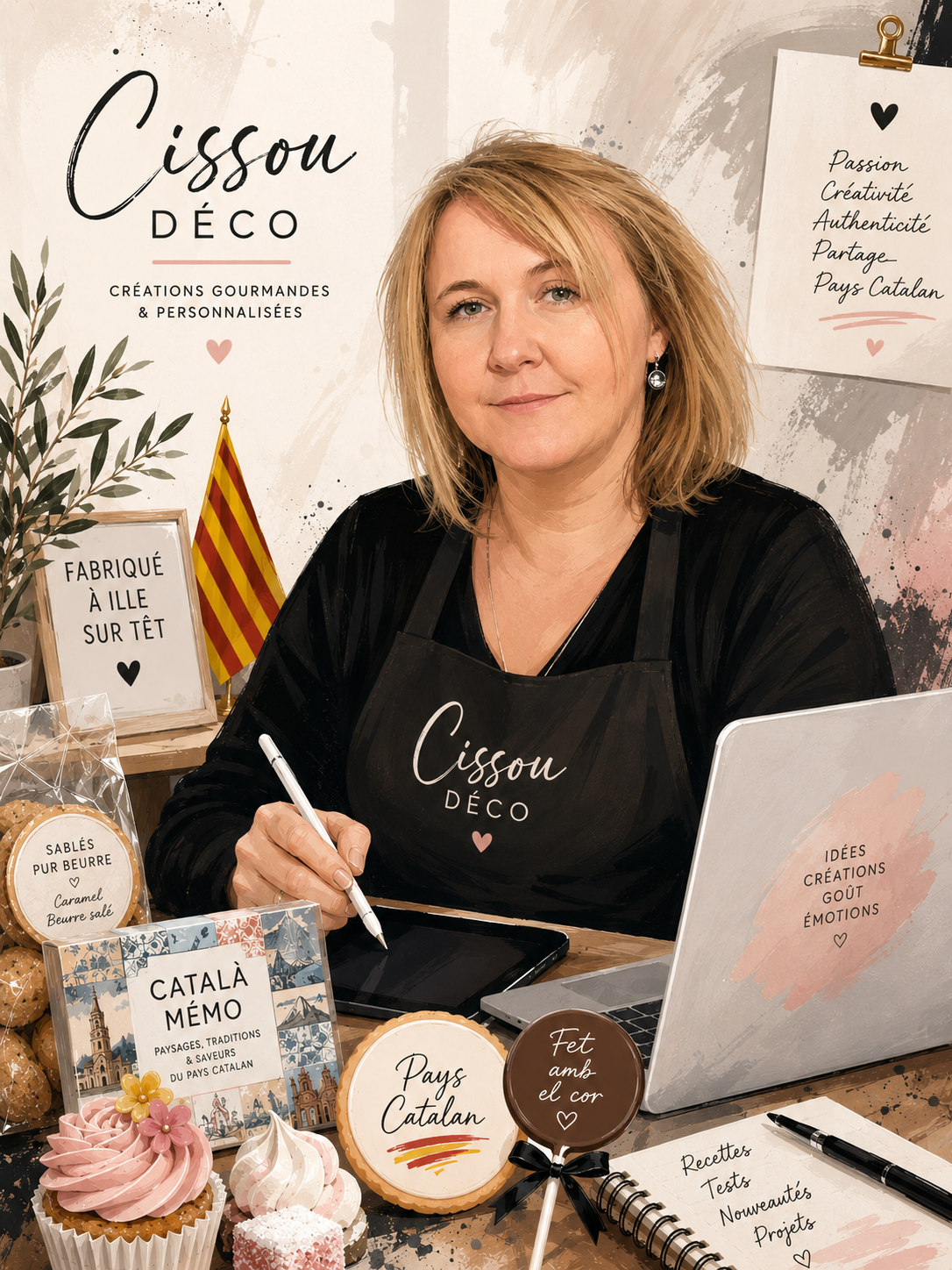 Présentation de Cissou déco avec mise en situation 